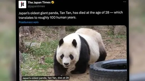 Zmarła Tan Tan. Miała zawał serca