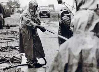 Po wybuchu w elektrowni w Czarnobylu