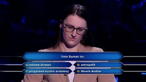 Pytanie w "Milionerach" o to, czym jest Yma Sumac