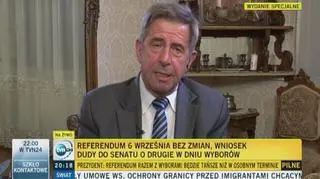 Były prezes TK: uważam, że to referendum jest niekonstytucyjne