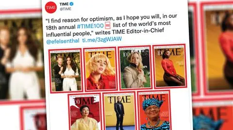 100 najbardziej wpływowych ludzi 2021 roku według magazynu "Time". Wśród nich Polka