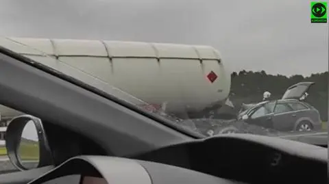 Do wypadku doszło na autostradzie A1