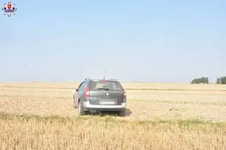 Zatrzymał się na polu 