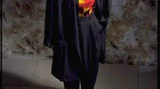 Garnitur projektu Betty Jackson, 1982 rok