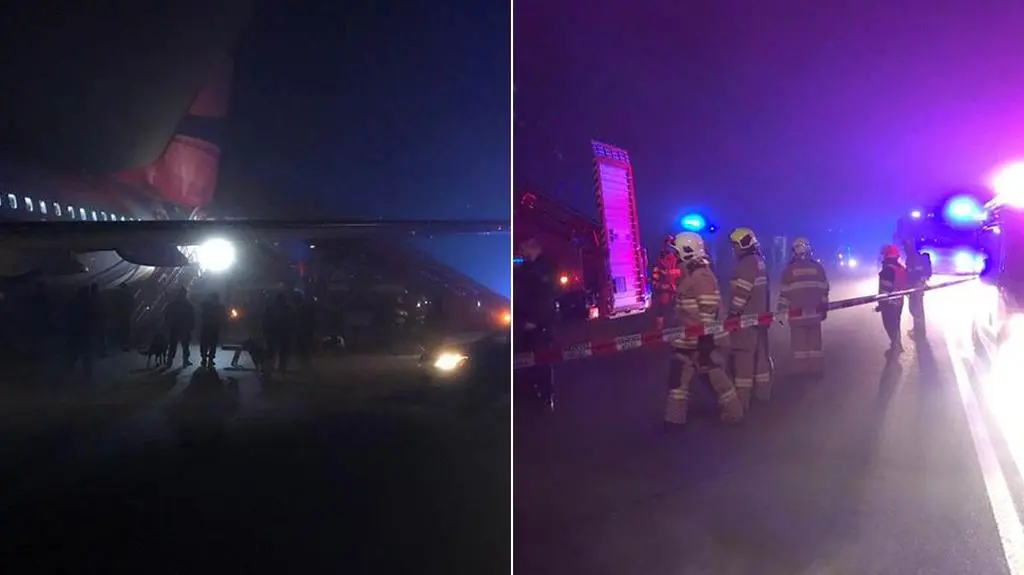 Samolot lecący do Warszawy lądował awaryjnie w Pradze