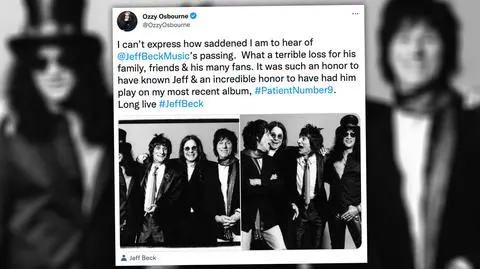 Gwiazdy rocka żegnają Jeffa Becka i publikują zdjęcia z przyjacielem