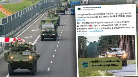 Wojsko wyjedzie na drogi w Polsce w ramach ćwiczeń