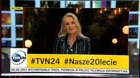 Świętujemy 20-lecie TVN24. Kasia Kieli: Te 20 lat to jest dopiero początek. Jeszcze wiele, wiele lat przed nami