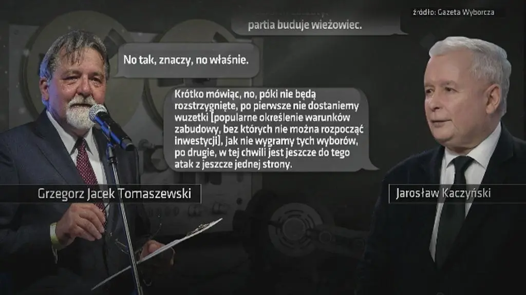 Taśmy Kaczyńskiego. Fragment 1. "Postawił zarzuty: partia buduje wieżowiec"
