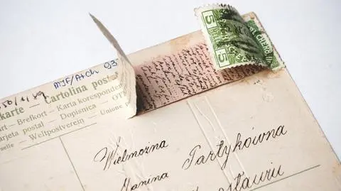 Ponadstuletnia pocztówka z ukrytym wyznaniem miłosnym