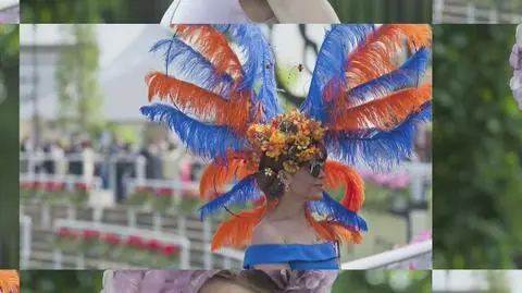 Barwne oryginalne i dziwne kapetusze w Ascot