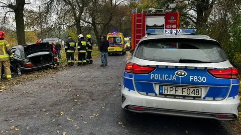 Poważny wypadek pod Kutnem. Ranny 17-latek