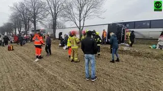 Kierowca prawdopodobnie zasnął za kierownicą