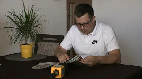 12 lat temu w wyniku wypadku stracił wzrok. Pan Adam widzi dzięki dwóm protezom rogówki