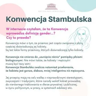 Dlaczego Konwencja Stambulska mówi o "związanym z płcią" charakterze przemocy wobec kobiet i przemocy domowej?
