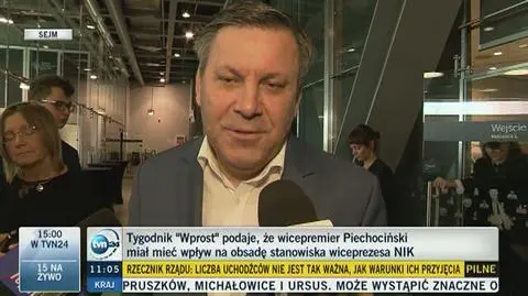 Piechociński: prezes NIK się pomylił
