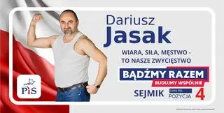 Plakat Dariusza Jasaka