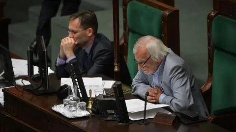 Przepraszam pan marszałek Terlecki powiedział do mnie pajacu
