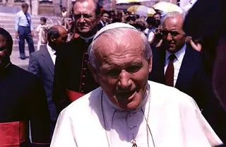 Papież Jan Paweł II w 1985 roku