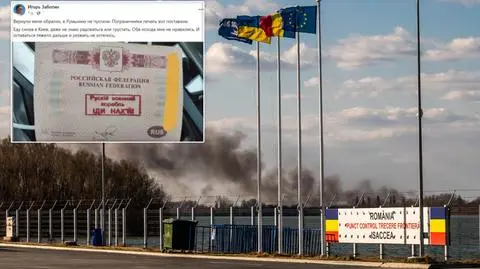 Pieczątka z hasłem "Russkij wojennyj korabl..." w paszporcie Rosjanina? Sprawdzamy