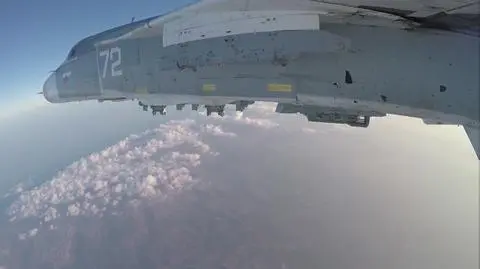Nalot rosyjskiego bombowca Su-24 w Syrii