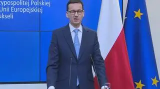 Całe wystąpienie premiera Morawieckiego po spotkaniu w Brukseli