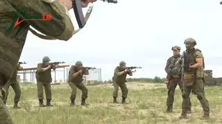 Najemnicy Grupy Wagnera na białoruskim poligonie 