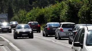 Korki na Zakopiance tworzą się od rana