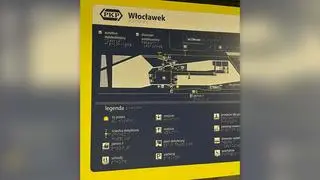 Tablice informacyjne na dworcu nie są dostosowane do potrzeb osób niewidomych