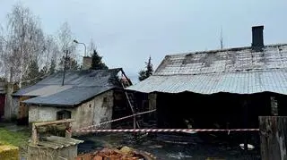 Tragiczny pożar w miejscowości Strzelcew pod Łowiczem