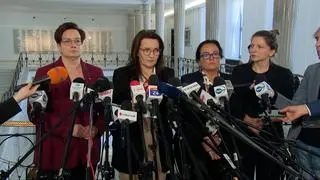 Konferencja Koalicji Obywatelskiej i Lewicy