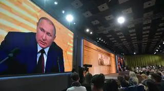 Putin wspomniał o sprawie Gołunowa w czasie dorocznej konferencji prasowej  