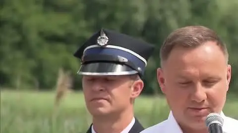 Prezydent Duda w Szeligach