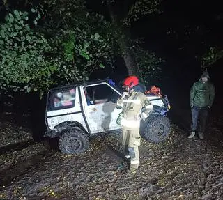 Wypadek podczas rajdu w Elblągu