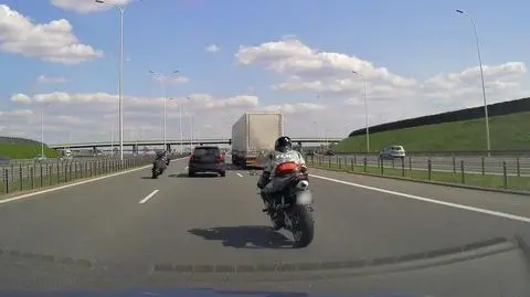 Motocykliści przemknęli z ogromną prędkością. "Taki slalom mógł skończyć się tragedią"