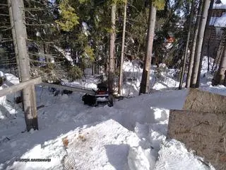 Wypadek na skuterze śnieżnym w rejonie Butorowego Wierchu