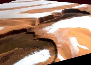 Zdjęcie powierzchni Marsa wykonane przez orbiter Mars Express
