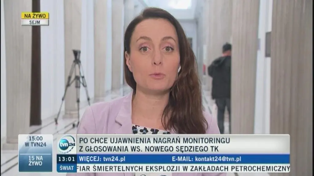 PO formalnie chce nagrań z sejmowych kamer i grozi sądem