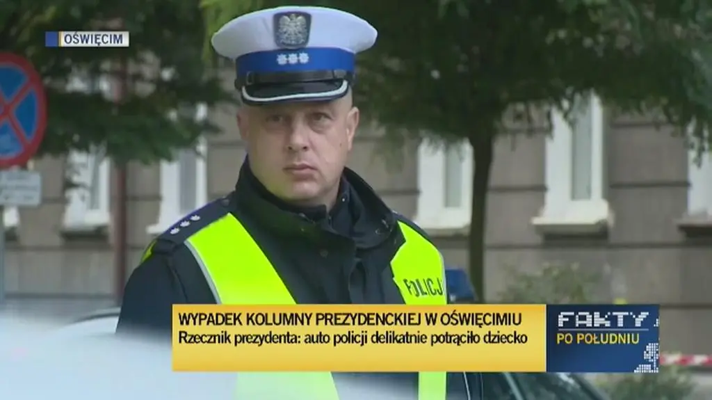 Rzecznik SOP: dziecko wbiegło na jezdnię i uderzyło w błotnik radiowozu