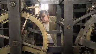 Pan Zbyszek przy pracy