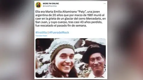 Zginęła podczas wspinaczki górskiej, jej ciało znaleziono 42 lata później. "To było poruszające, szokujące"