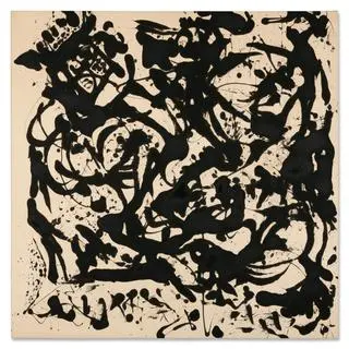 Jackson Pollock, "Numer 17", 1951 rok. Obraz sprzedany za 82,5 miliona dolarów
