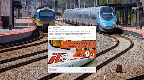 "Rok bezpłatnych przejazdów PKP Intercity za 9 zł"? Uwaga, to próba oszustwa 