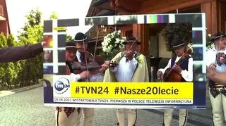 Życzenia urodzinowe od widzów TVN24 z Zakopanego