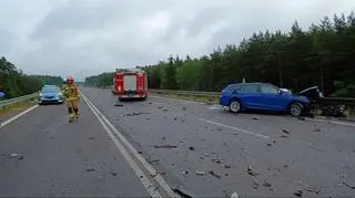 Wypadek na DK 74