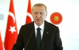 Prezydent Turcji Recep Tayyip Erdogan