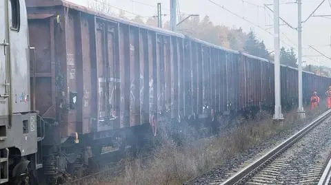 Zapalił się granulat siarki