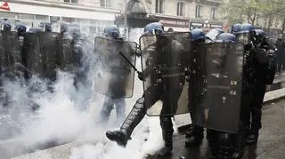 Starcia z policją w Paryżu podczas demonstracji w Święto Pracy 