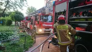 Nikt z mieszkańców nie ucierpiał 