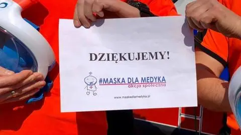 "Maska dla Medyka" . Całotwarzowe maski do nurkowania potrzebne personelowi medycznemu